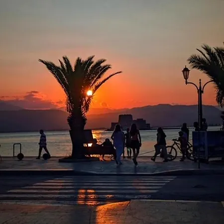 Vacation Home, Two Levels Of Comfort With Beautiful Large Private Terrace And Breathtaking Views Of The Palamidi Castle Fortress