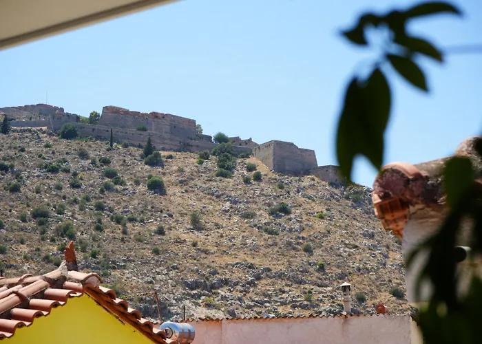 Vacation Home, Two Levels Of Comfort With Beautiful Large Private Terrace And Breathtaking Views Of The Palamidi Castle Fortress