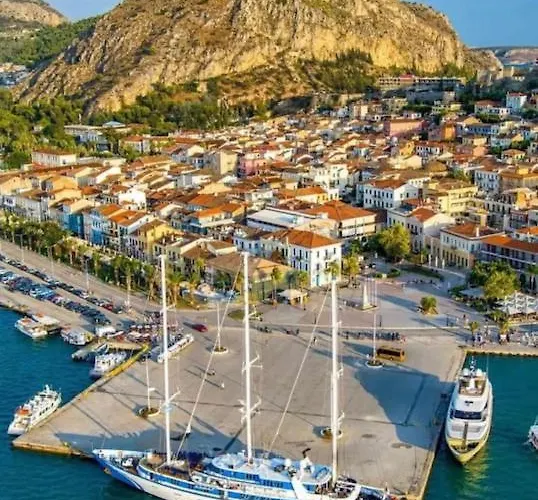 Vacation Home, Two Levels Of Comfort With Beautiful Large Private Terrace And Breathtaking Views Of The Palamidi Castle Fortress